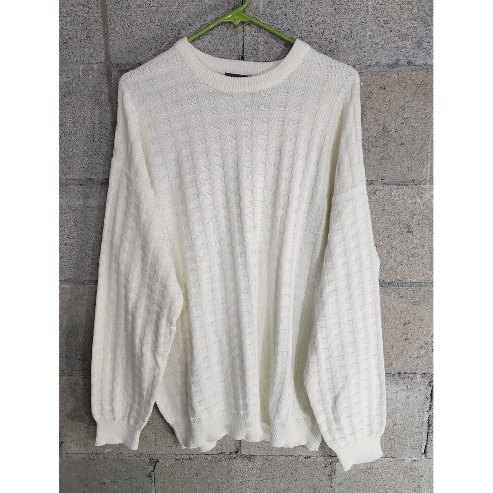 Crazy Horse A Claiborne Company Pullover Knit Women's Sweater Ivory Size XL
